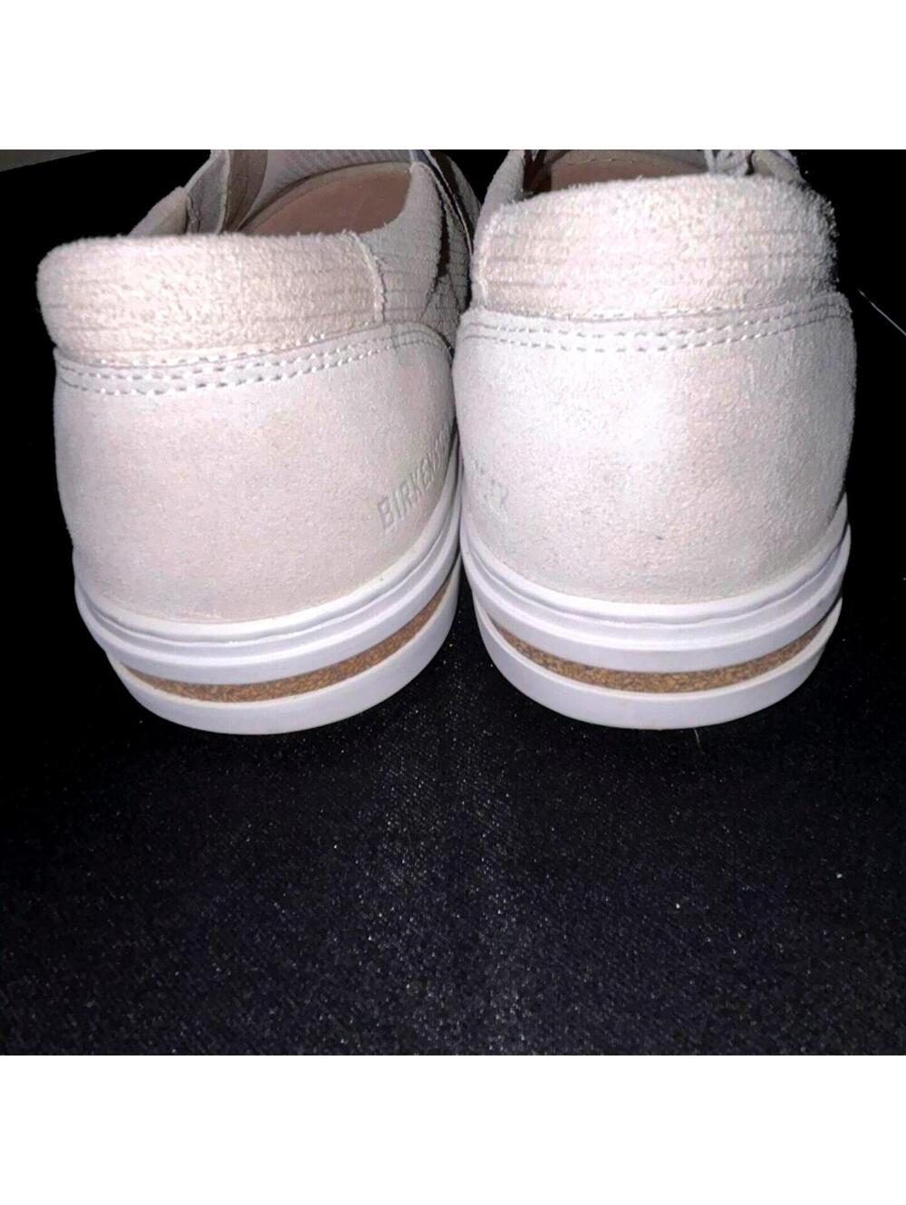 Birkenstock Oswego Suede Leather Shoe "Antique White" Women 7.5 | NWT - Picture 5 of 6